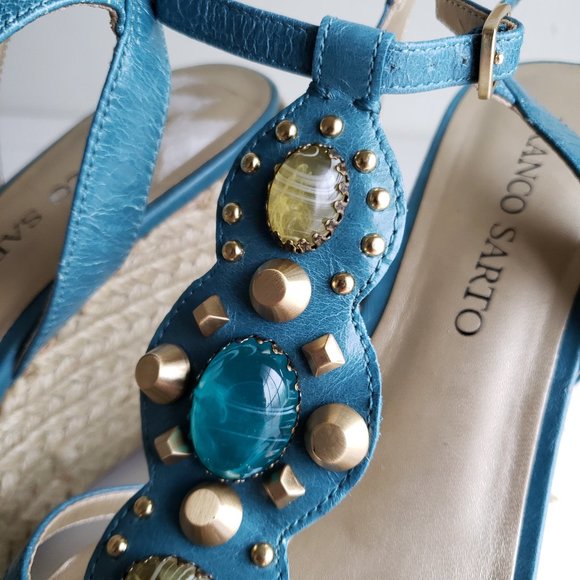 Franco Sarto Wedge Sandals - Picture 7 of 8